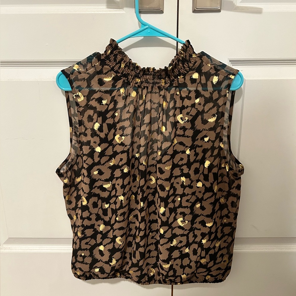 Express sleeveless shirt with sewn in cami.  Never worn